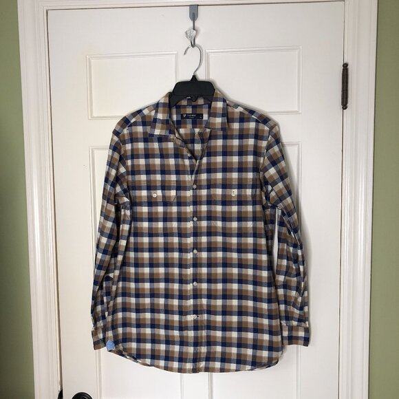 Cremieux Classics, Men's Long Sleeve Shirt Size Medium 100% Cotton New No Tag - Picture 1 of 11